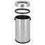 Poubelle en acier inoxydable 17 gallons