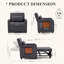 Upholstered Fabric Standard Recliner-802494408