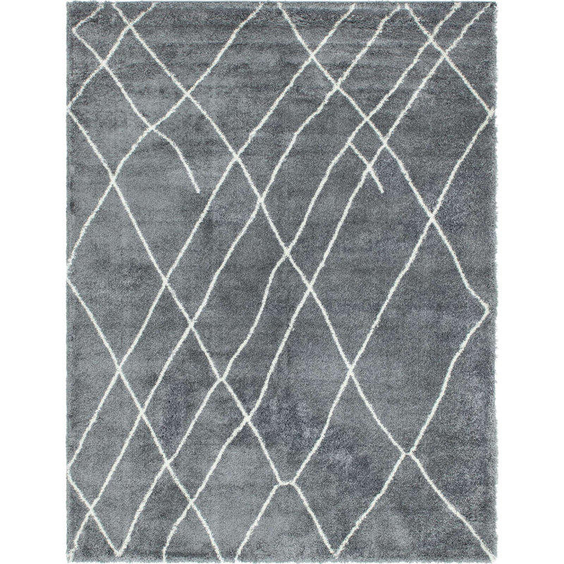 Striped Indoor Rug, Rectangle 9' x 12'2"