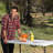 48 in. L Plastic / Acrylic Rectangular Adjustable Banquet Table