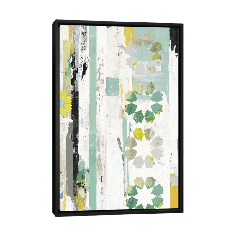 «Star I» sur toile, H 26 po x l 18 po x P 1,5 po, Toile avec cadre noir, Pas de tapis