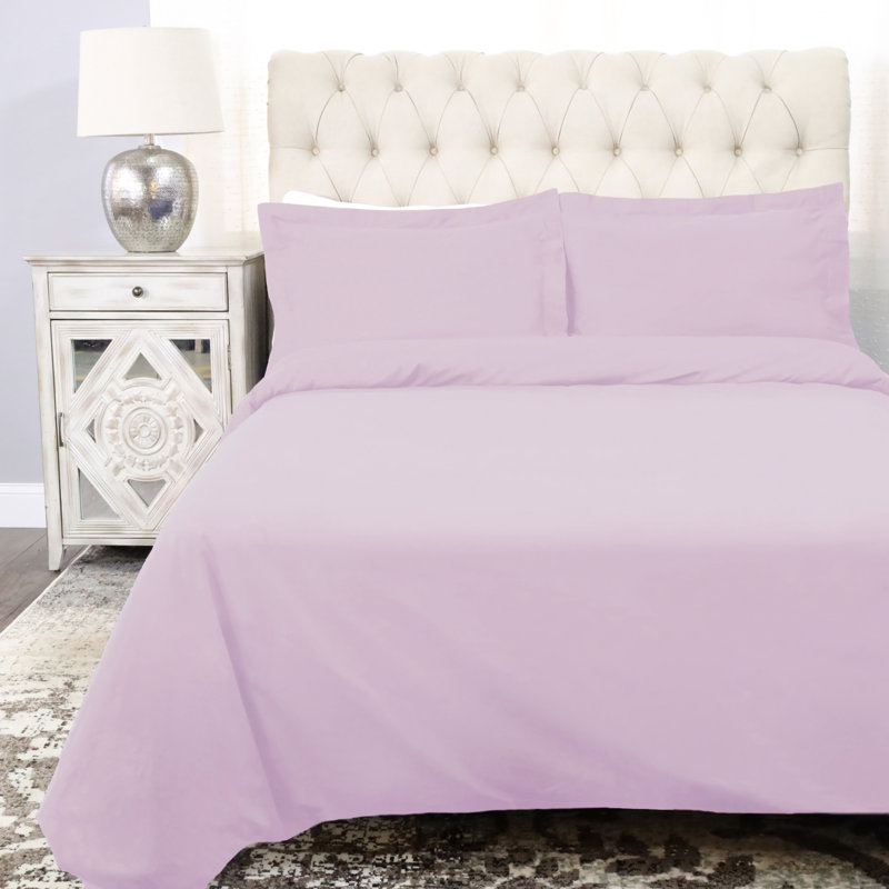 Ensemble de housse réversible pour couette, Lilas, Très grand / Californien