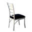 Microfibre et chaises d'appoint en métal (ensemble de 2)