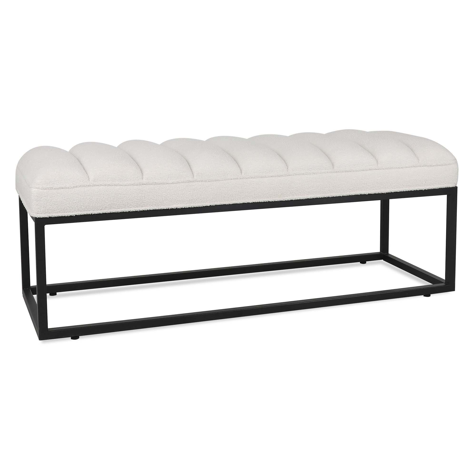 Latitude Run® Velvet Upholstered Bench Wayfair