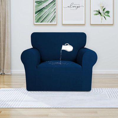 100% Dual Waterproof Couch Cover Slipcovers For Couches And Sofas - Stretch Non Slip Fleece Sofa Covers Washable, Leakproof Furniture Protector For Kids, Pets, Dog (Chair, )