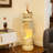 Roman Column Broken Pillar Cascading Water Fountain with LED Lights & Planter, 32.3" Tall Resin Outdoor Water Feature for Garden Patio Decor-1359137635