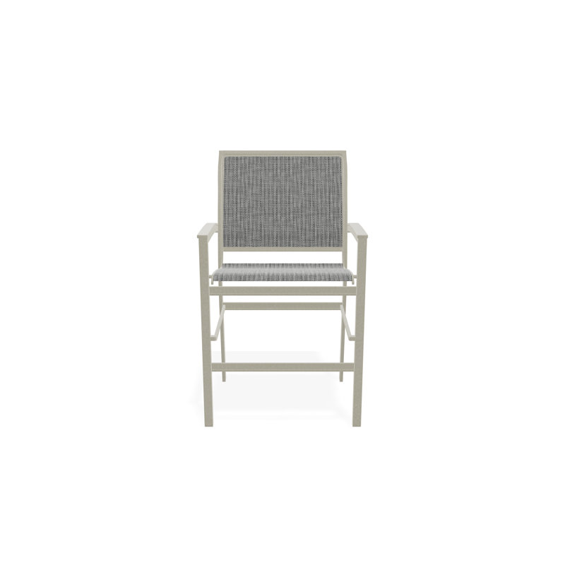 Chaise de café empilable en aluminium Bazza, Tempête, Port