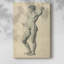 Homme nu debout debout sur toile tendue par Gustav Klimt-1249600504