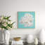 Coral Aqua 8' Framed Photographic Print