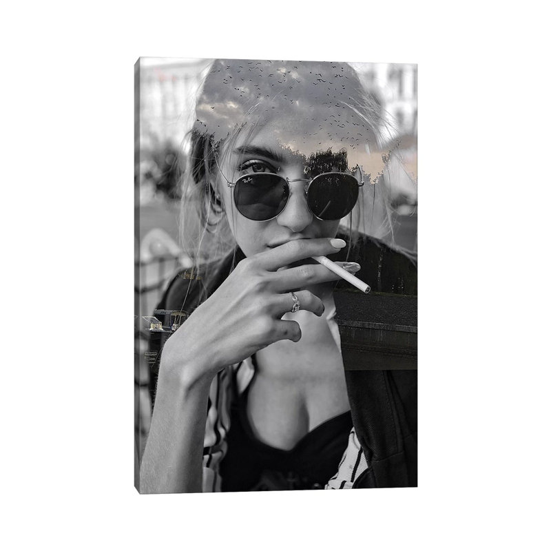 Memory by Yura Ashi - Print on Canvas, 30.48cm H x 20.32cm W x 1.91cm D, Wrapped Canvas