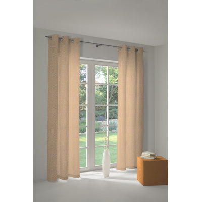 Caleigh Easy Diamond Eyelet Opaque Curtain