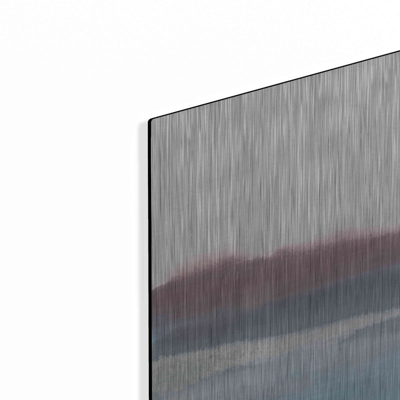 Brayden Studio «Purist Cassis I» par Chris Paschke, art mural en métal, H 36 po x l 36 po