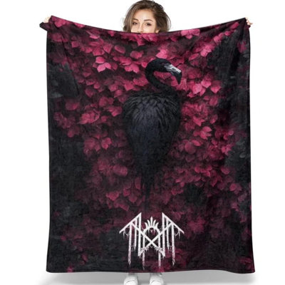 Soft Funny Throw Blanket Warm Sleep Token Flannel Blanket,Casual Nap,Air-Conditioned Room Blankets,Warm Blanket For Bed,Couch,Sofa,Travel,Camping 30*40in add Same-design printed canvas tote bag