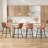 Upholstered 27" Counter Stool With Metal Frame-922861239