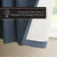 TOWN & COUNTRY LUXE ARLO Solid Linen Texture 100% Blackout Curtains 2-Pack-105510487-105510489