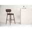 Ariela Upholstered Counter Stool with Metal Frame