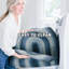  Tapis tressé lavable réversible intérieur / extérieur noir / blanc / ivoire / bleu-362663159