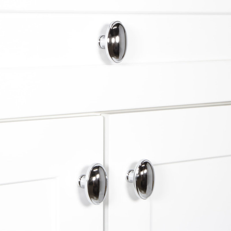 Eden Prairie Cabinet Knob, Bright Chrome