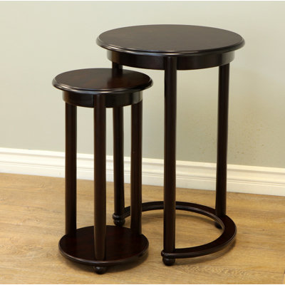 Shippy Solid Wood Nesting Tables