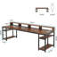 Two Person Desk With Monitor Stand (Not Including Chair)-679693286