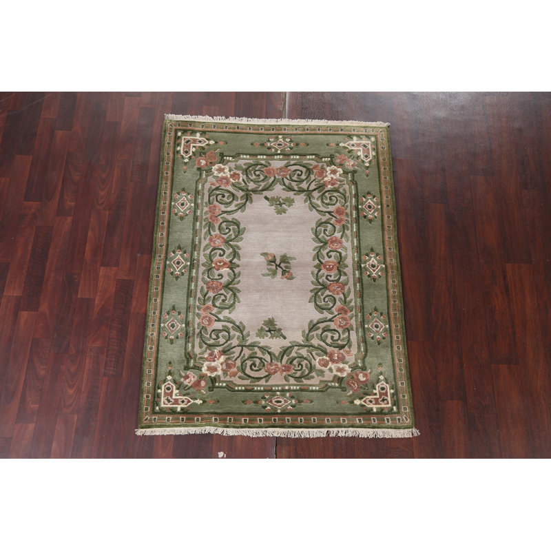 Tapis népalais en laine noué à la main 4 x 5