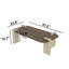 Table basse rectangulaire en travertin et noyer-1804679592-1804679598