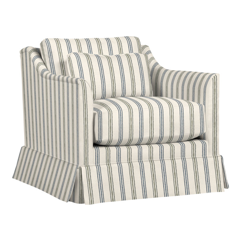 Newlin Linen Sunbrella® Boucle Cotton Armchair, Perigold Atando Mineral