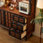 Buffet en noyer massif et bois manufacturé