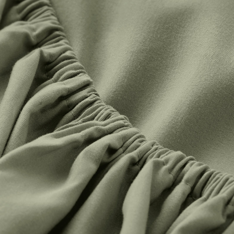 Ensemble de draps en microfibre avec taies d'oreiller, Ensemble de draps pour taille de lit double TG ave, Sauge