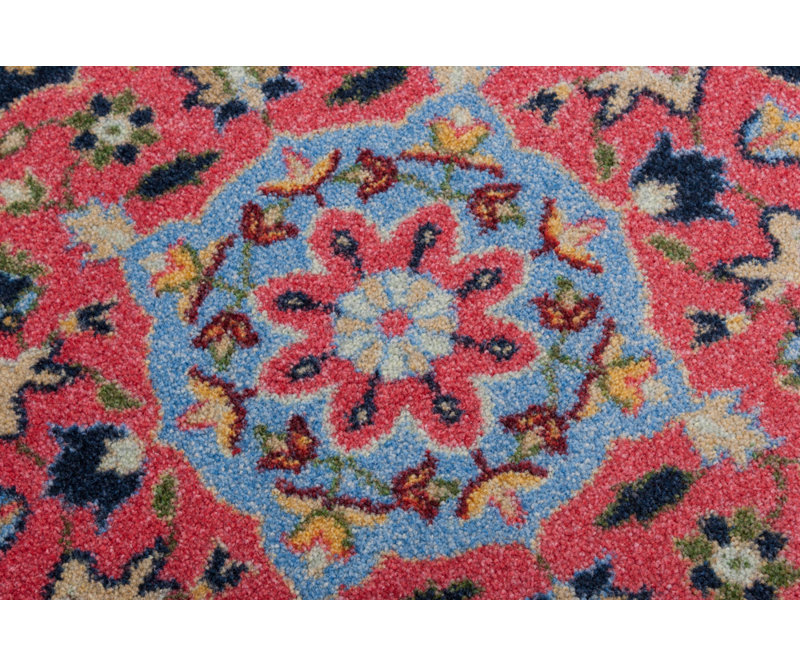 Tapis rose à motif oriental Prolley, Rectangle 3 pi 10 po x 5 pi 4 po