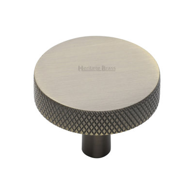 Heritage Brass Signac Heritage Cabinet Knob Knurled Disc Design