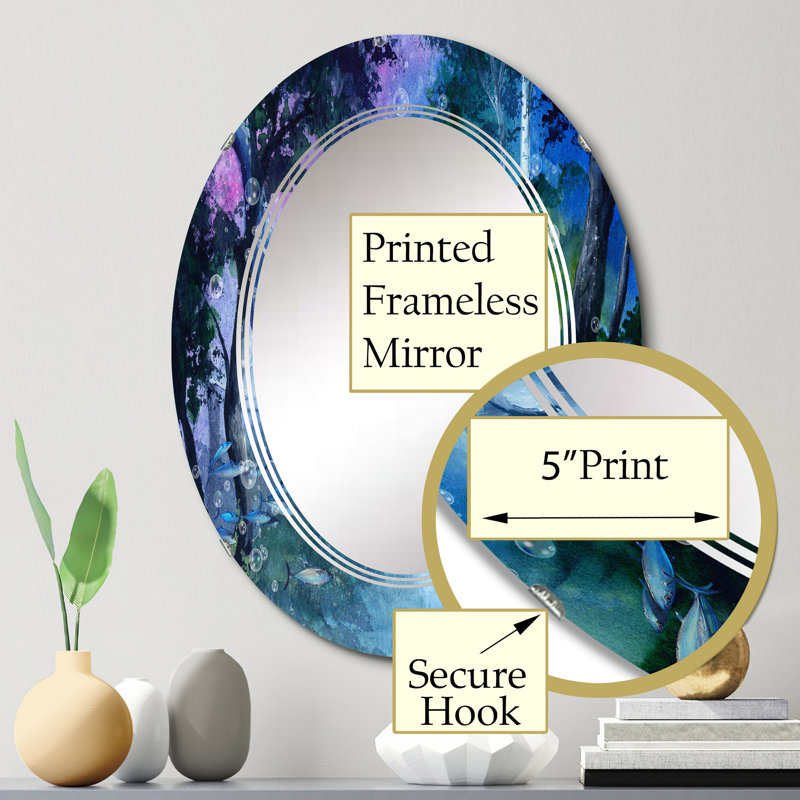 Miroir de salle de bain sans cadre, 30 po x 20 po