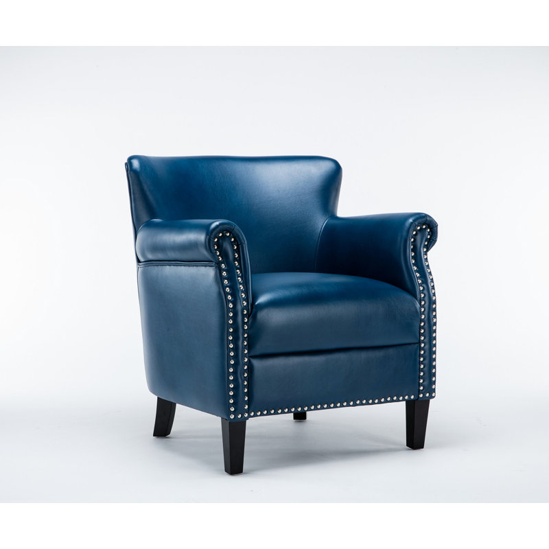Fauteuil club bleu marine Hadley, Marine