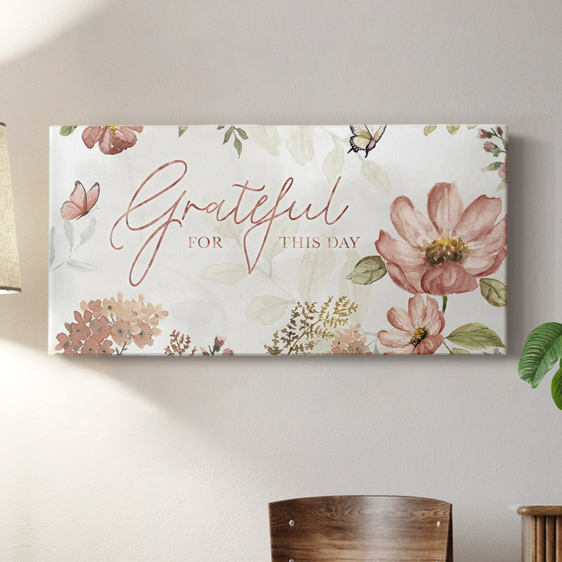 Summers Grateful - Toile tendue avec châssis - Prêt à accrocher, H 20 po x l 40 po