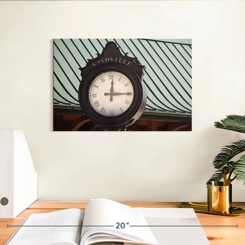 Horloge de rue Kerner Nashville, H 8 po x l 12 po