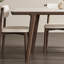 Table moderne moderne simple rectangulaire blanc mat-107264686