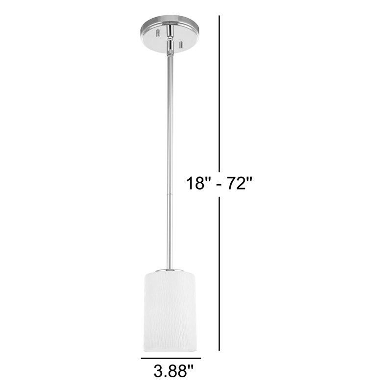 Thiessen 1 - Light Single Pendant, Chrome