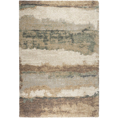 Rectangle Abstract Area Rug