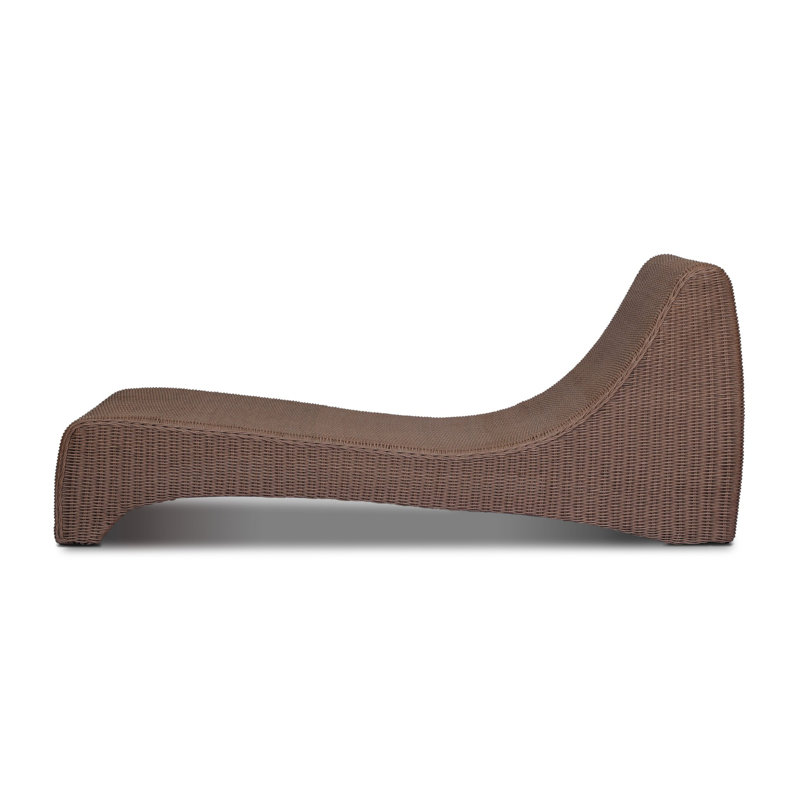 Mazu Outdoor Chaise-Frame-Tanned Weave