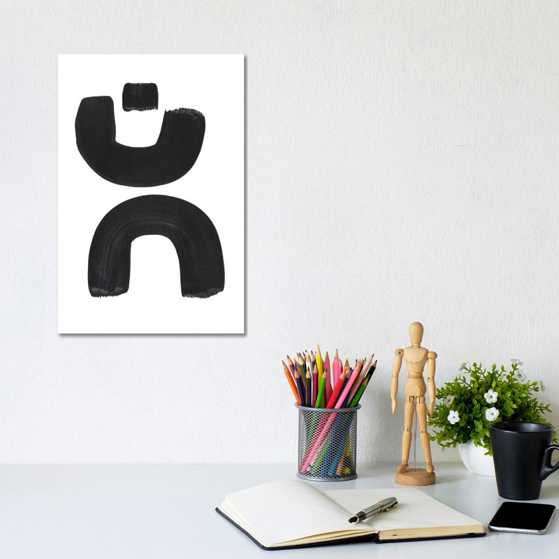 Smile Both Ways by EnShape - Wrapped Canvas Print, 20.32 cm H x 30.48 cm W