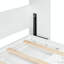 Lit escamotable moderne pliant sur le côté avec motif imprimé tendance, éclairage DEL sous le lit et prise USB intégrée - conception peu encombrante-1121510084-1121510087