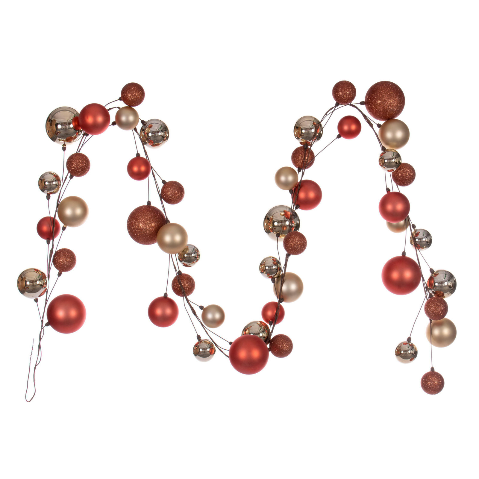 120'' in. Garland, Champagne