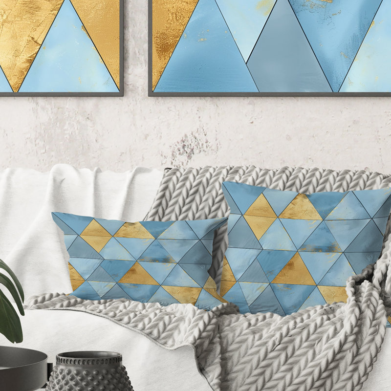 Triangle Glam III - Coussin lombaire Glam