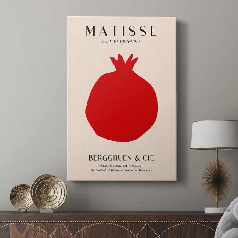 Matisse CLXII, reproduction encadrée - galerie Cavas sur mesure, H 36 po x l 24 po