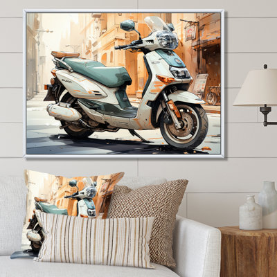 " Beige Scooter City Explorer "
