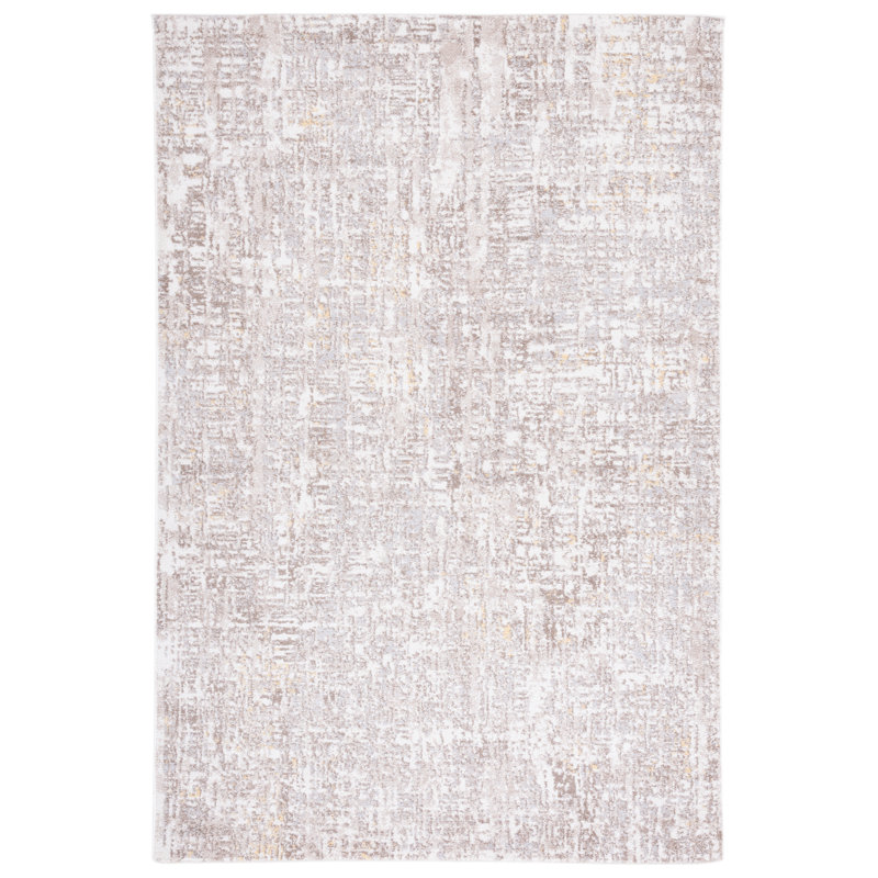 Ethellee Performance Abstract Rug, Rectangle 4' x 6'