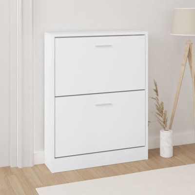 Shoe Cabinet 59x17x81 cm Engineered Wood