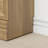 Corner Bookcase with Adjustable Shelves, 5-Tier Narrow Bookshelf, Oak, 72.5 Inch-67787778-67787791
