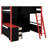 Wood Loft Bed With Desk, Ample Storage Space And Light-1346413592