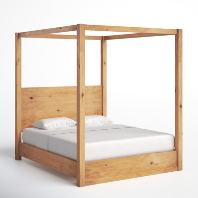 Modica Solid Wood Canopy Bed